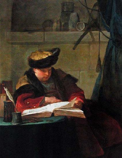 Jean Simeon Chardin Un Chimiste dans son laboratoire, dit Le Souffleur oil painting image